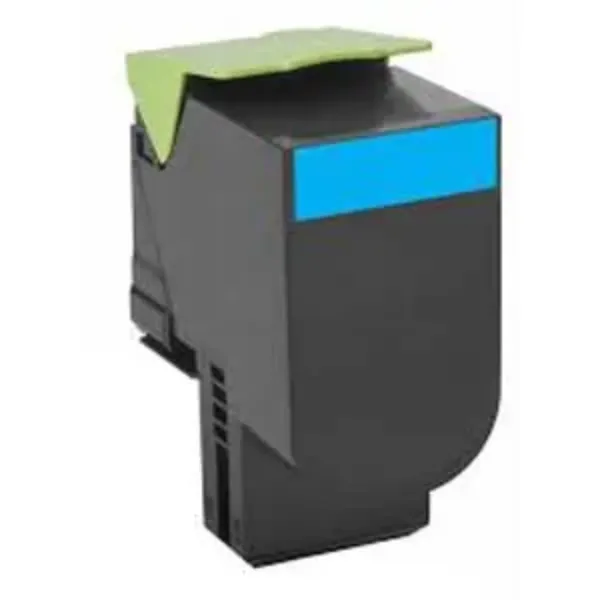Lexmark (700H2) CS310, CS410 High Yield Cyan Non-Return Program Toner Cartridge (3,000 Yield)