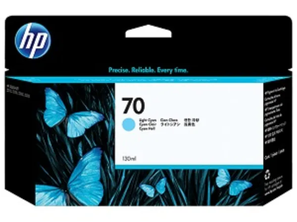 HP 70 (C9390A) Light Cyan Original Ink Cartridge (130 ml)
