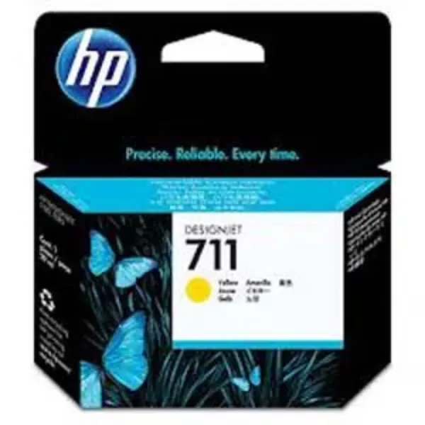 HP 711 (CZ132A) Yellow Original Ink Cartridge (29 ml)