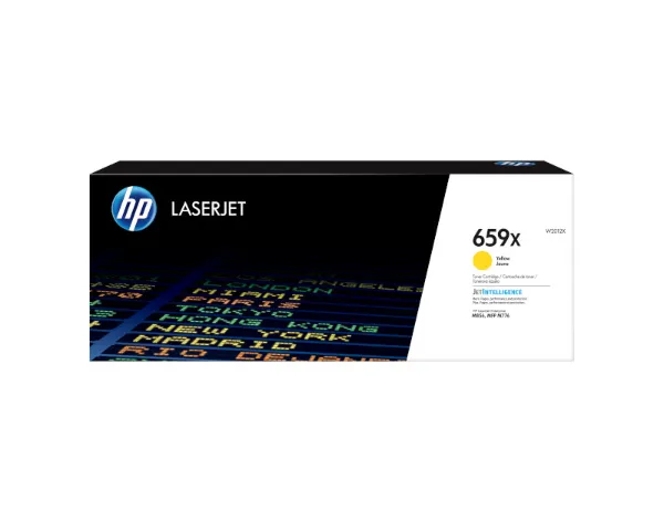 HP 659X (W2012X) Color LaserJet M856, M776 High Yield Yellow Toner Cartridge (29,000 Yield)